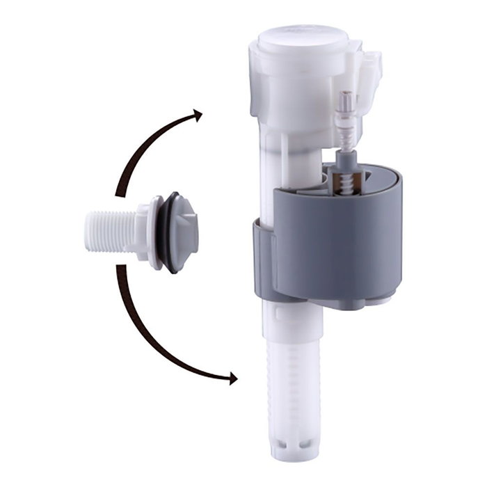 Verhal Flotador 2 en 1 compacto conexión 3/8 pulg. para instalación inferior o lateral Verhal Flotador 2 en 1 compacto conexión 3/8 pulg. para instalación inferior o lateral