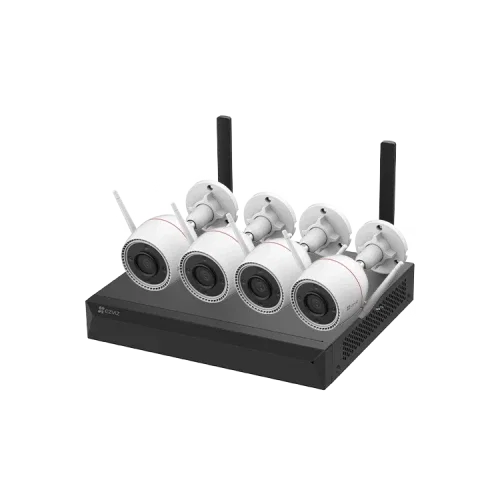 EZVIZ CS-BW3844 Kit NVR X5S con 4 Cámaras H3C 2K+ Wi-Fi, Visión Nocturna Color 4MP, Audio Bidireccional, IP67 EZVIZ CS-BW3844 Kit NVR X5S con 4 Cámaras H3C 2K+ Wi-Fi, Visión Nocturna Color 4MP, Audio Bidireccional, IP67