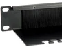 EQUIP Panel pasacables con cepillo 19 pulg. 1U Negro