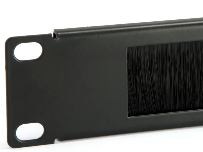 EQUIP Panel pasacables con cepillo 19 pulg. 1U Negro
