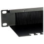 EQUIP Panel pasacables con cepillo 19 pulg. 1U Negro