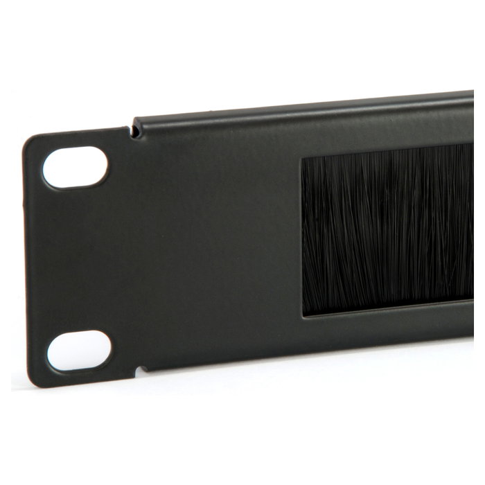 EQUIP Panel pasacables con cepillo 19 pulg. 1U Negro