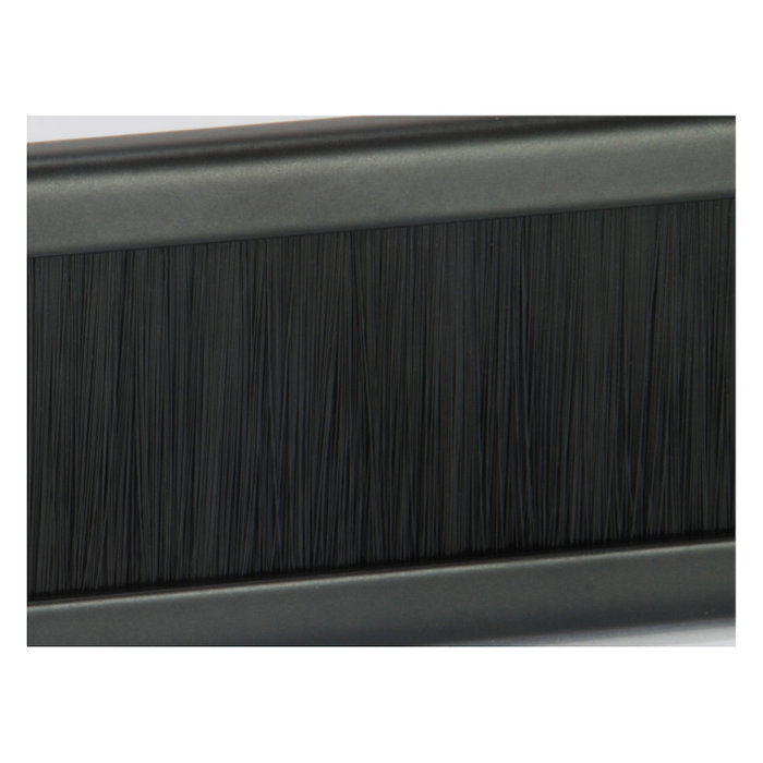 EQUIP Panel pasacables con cepillo 19 pulg. 1U Negro