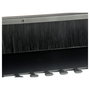 EQUIP Panel pasacables con cepillo 19 pulg. 1U Negro