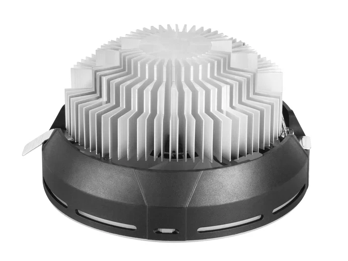 Mars Gaming MCPU120 Ventilador Disipador para CPU 12 cm RGB CHROMA, Diseño Horizontal Bajo Perfil, Compatible con Intel LGA 1700/1200 y AMD AM5/AM4, Soporta TDP de 120W