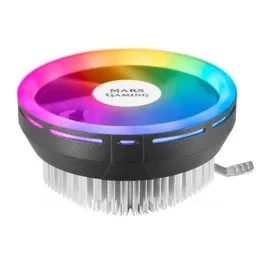 MARS GAMING MCPU120 Ventilador 12cm RGB Negro, Compatible Intel AMD, 120W TDP, 2000 RPM