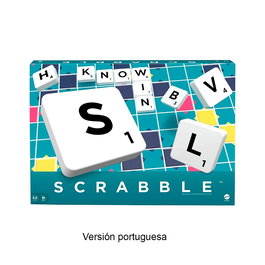 Mattel Games Y9597 Scrabble Original Portugués Juego de Palabras Cruzadas