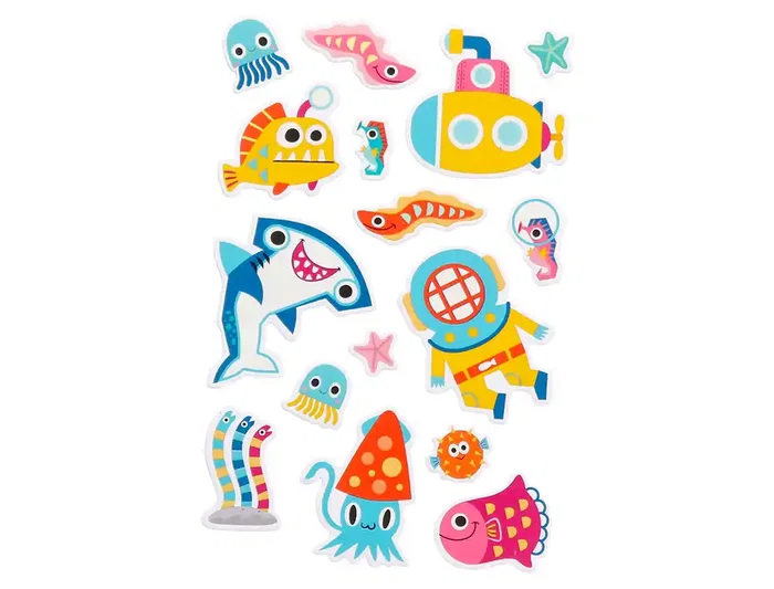 Imaginovo Pegatinas Luminosas Submarino con Relieve 190x105 mm en Blister