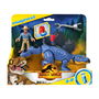 Mattel Figura Jurassic World Stegosaurus para Niños de 3 a 8 Años con Dr. Grant