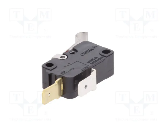 Aratas (Formerly Omron Components) Microconmutador SNAP ACTION D3V-164M-3C5 SPST-NO 16A/250VAC Aratas (Formerly Omron Components) Microconmutador SNAP ACTION D3V-164M-3C5 SPST-NO 16A/250VAC