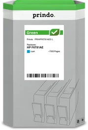 Prindo Green XL Cartucho de tinta cian compatible con HP 973X