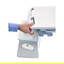 Ergotron StyleView Carro Multimedia para Portátil con Batería, Altura Ajustable 51 cm, Pantalla hasta 43.9 cm (17.3"), Peso Máx. 9.1 kg
