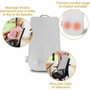 Medisana MC 600 Respaldo de masaje ultrafino con Shiatsu y calefacción, Blanco