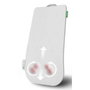 Medisana MC 600 Respaldo de masaje ultrafino con Shiatsu y calefacción, Blanco