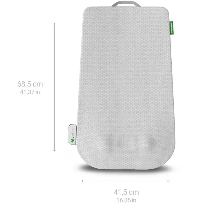 Medisana Respaldo de Masaje MC 600 Ultrafino Shiatsu con Calefacción 4 Programas Blanco