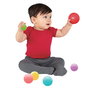 DEQUBE Pack 100 Pelotas Multicolor 5,5cm Plástico Libre BPA/Ftala. Fisher Price +3 Meses