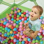 DEQUBE Pack 100 Pelotas Multicolor 5,5cm Plástico Libre BPA/Ftala. Fisher Price +3 Meses