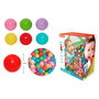 DEQUBE Pack 100 Pelotas Multicolor 5,5cm Plástico Libre BPA/Ftala. Fisher Price +3 Meses