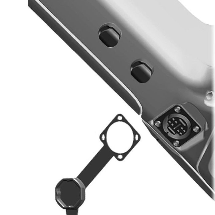 SRAM Tapa Guardapolvos para Batería Extra E-Bike Eagle Powertrain SRAM Tapa Guardapolvos para Batería Extra E-Bike Eagle Powertrain