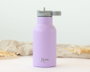 KioKids Botella Térmica Acero Inoxidable 350 mL Lavanda Pajita Desmontable