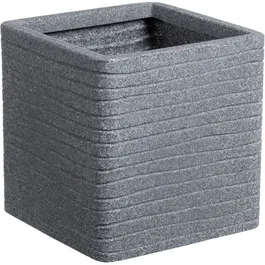 Strata STR5021711060027 Maceta Cuadrada Banbury Ø 30,5cm x 30cm H Color Ceniza