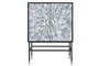 DKD Home Decor Aparador con Taracea Negro, Gris y Blanco