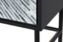 DKD Home Decor Aparador con Taracea Negro, Gris y Blanco