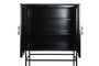 DKD Home Decor Aparador con Taracea Negro, Gris y Blanco