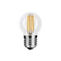 TOSHIBA Bombilla LED Filamento G45 E27 4.5W Cálida 2700K