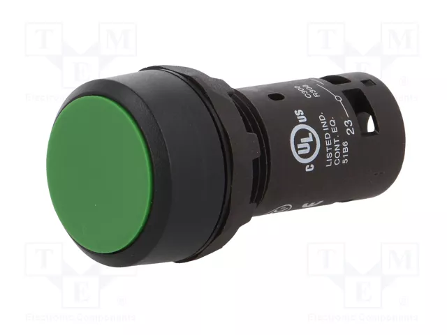 ABB Interruptor de presión CP1 verde 22mm NA