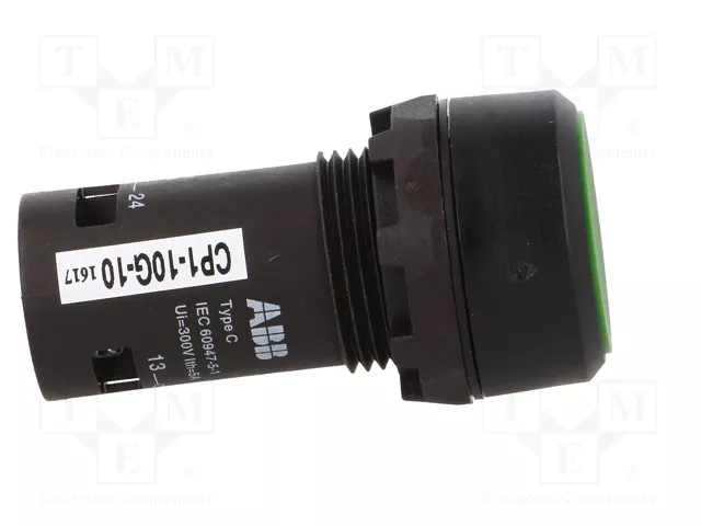 ABB Interruptor de presión CP1 verde 22mm NA