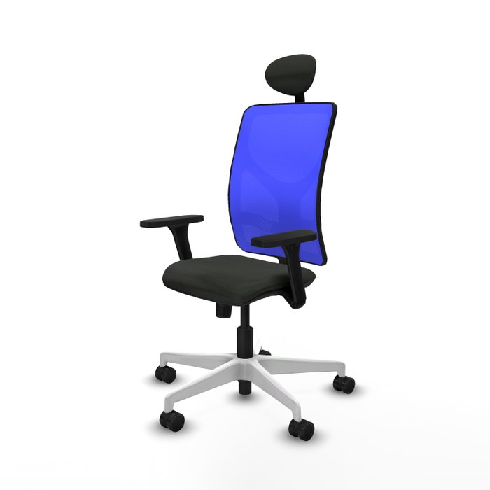 PIQUERAS Y CRESPO Silla de oficina Motilla con Mecanismo Sincro, Azul y Negro PIQUERAS Y CRESPO Silla de oficina Motilla con Mecanismo Sincro, Azul y Negro