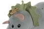DKD Home Decor Set de 4 Cojines de Dinosaurio, Azul y Verde, 58x10x52 cm