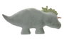 DKD Home Decor Set de 4 Cojines de Dinosaurio, Azul y Verde, 58x10x52 cm