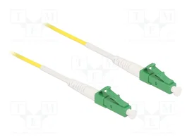 DeLOCK 83232 Cable de fibra óptica LC-APC a LC-APC Simplex Singlemode OS2 de 5 m