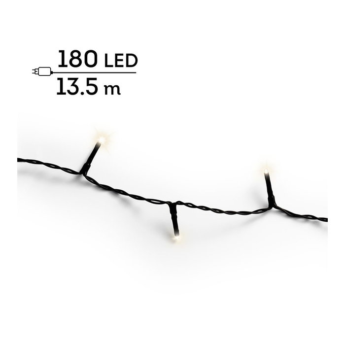 Lumineo Guirnalda LED Basic Blanco Cálido 13,5 m