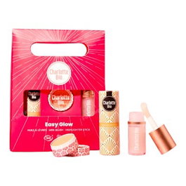 CHARLOTTE BIO Set de Primer Maquillaje Aceite Labial + Mini Rub