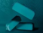 Antartik Estuche Portatodo Prisma Silicona Soft Turquesa