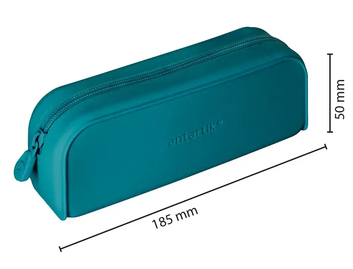 Antartik Estuche Portatodo Prisma Silicona Soft Turquesa