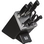 Zwilling Vier Sterne Bloque de Cuchillos 7 piezas Gris grey Skew B1H5ZPAYCB
