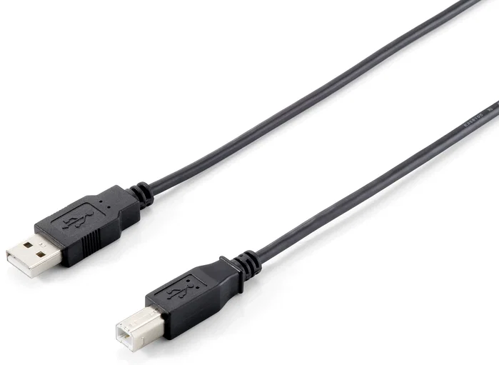 Equip Cable USB-A a USB-B 2.0, 1,8m, negro