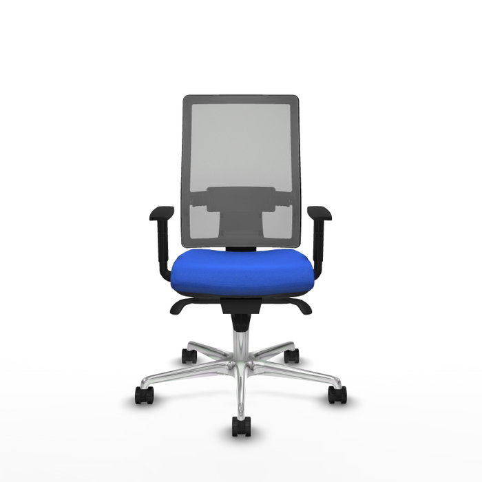 PIQUERAS Y CRESPO Silla de oficina Horna con mecanismo Sincro, Azul y Gris PIQUERAS Y CRESPO Silla de oficina Horna con mecanismo Sincro, Azul y Gris