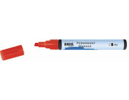 Kreul Rotulador permanente punta de cincel roja 1-5mm