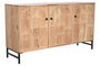 DKD Home Decor Buffet de Acacia y Metal Marrón