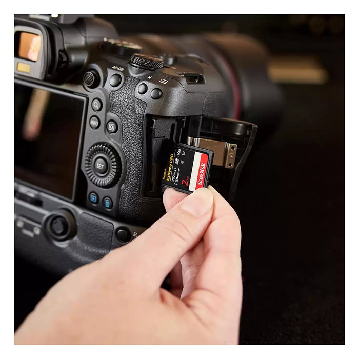 Sandisk Tarjeta microSDXC Extreme PRO 2TB UHS-I V30 A2 Class U3 250MB/s Lectura 150MB/s Escritura