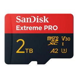 Sandisk Tarjeta microSDXC Extreme PRO 2TB UHS-I V30 A2 Class U3 250MB/s Lectura 150MB/s Escritura