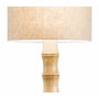 DKD Home Decor Lámpara de Pie de Bambú y Yute Marrón Natural 40x40x150 cm