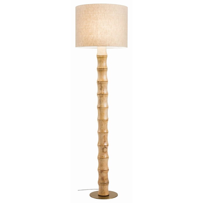 DKD Home Decor Lámpara de Pie de Bambú y Yute Marrón Natural 40x40x150 cm DKD Home Decor Lámpara de Pie de Bambú y Yute Marrón Natural 40x40x150 cm