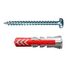 Fischer DuoPower 6x30 S PH TX Juego de tacos y tornillos, 100 unidades