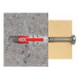 Fischer DuoPower 6x30 S PH TX Juego de tacos y tornillos, 100 unidades